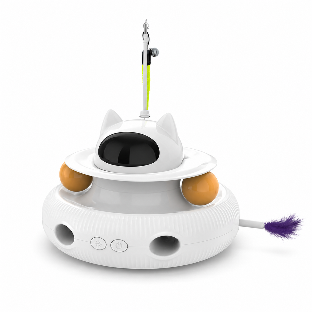 Spinning Companion Cat Toy Station